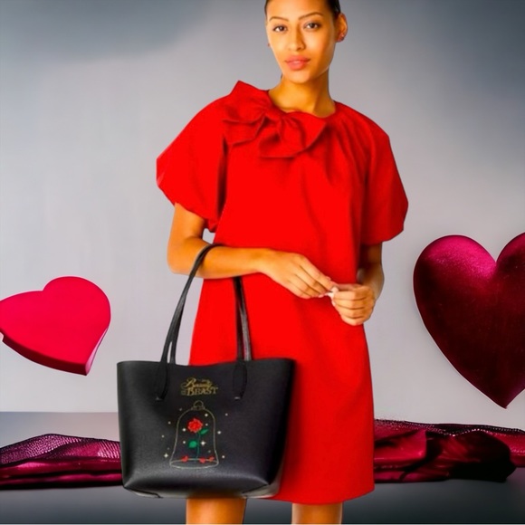 🚨GIFT AWAY🚨 New Kate spade beauty & the beast tote - Picture 3 of 7